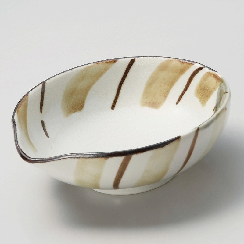 金正陶器 モダン十草片口3.5鉢 1個(ご注文単位1個)【直送品】