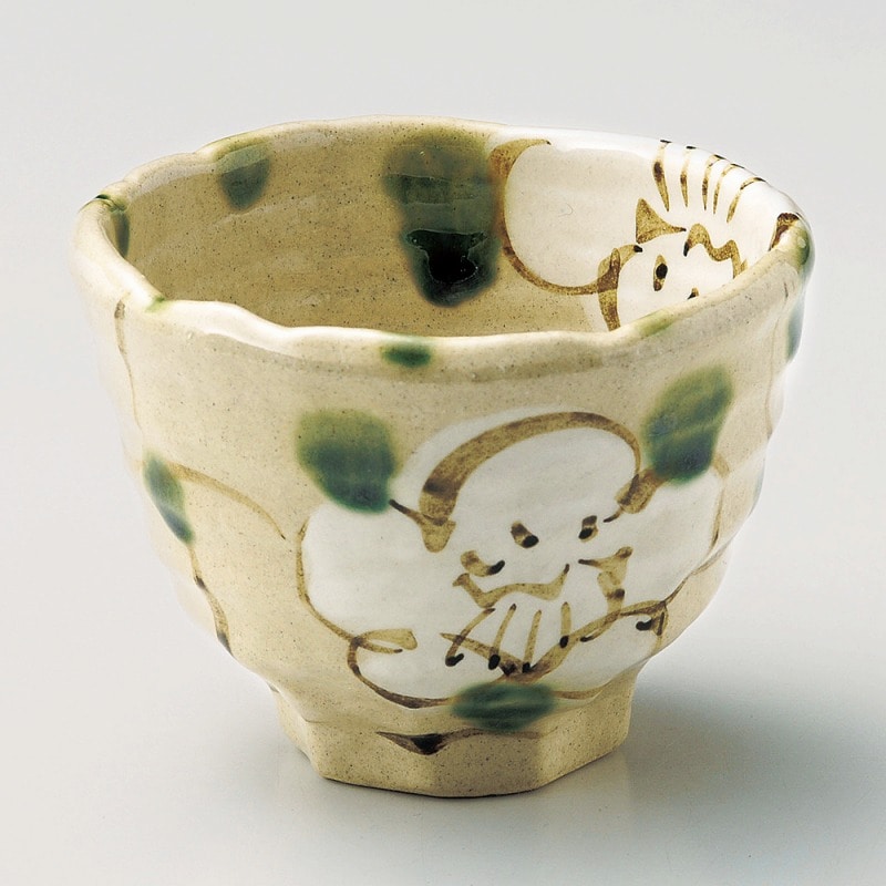 金正陶器 白格子花深口小鉢 1個(ご注文単位1個)【直送品】