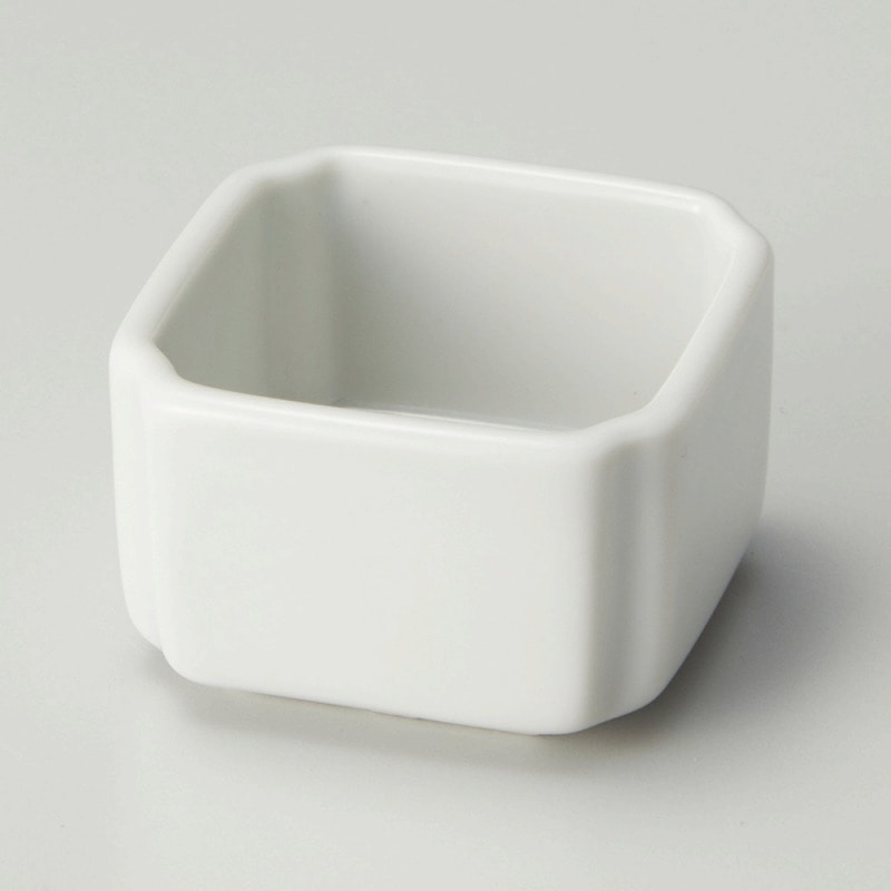 金正陶器 マス形珍味白 1個(ご注文単位1個)【直送品】