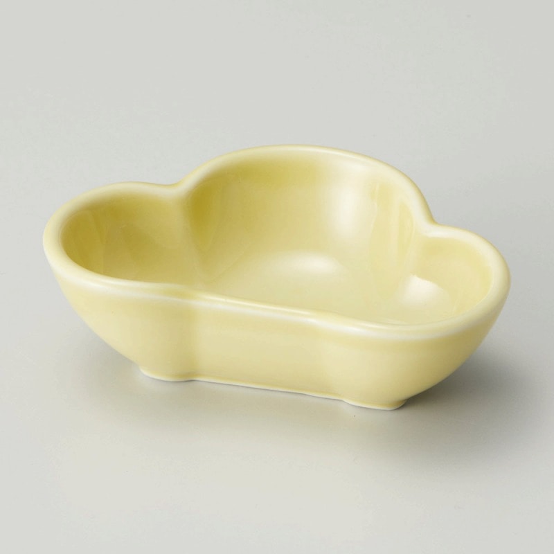 金正陶器 松形珍味黄 1個(ご注文単位1個)【直送品】