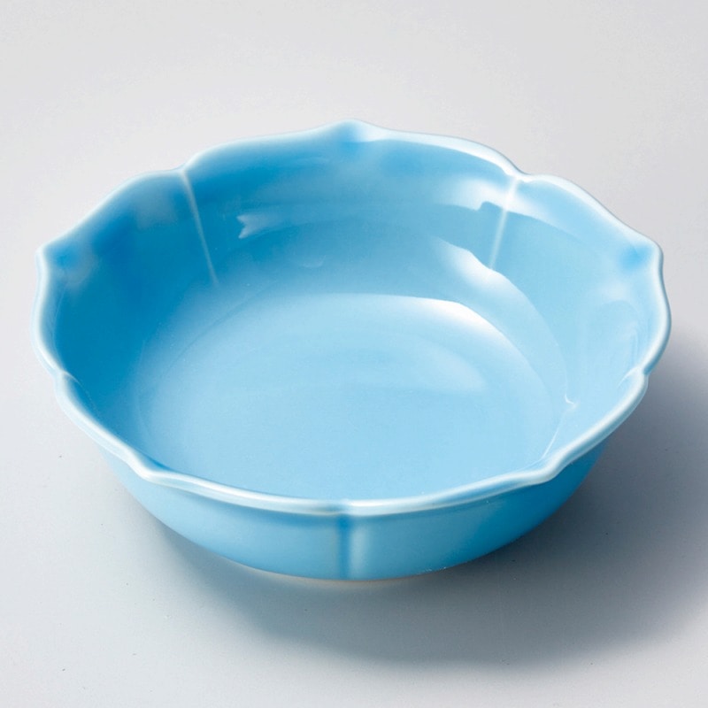 金正陶器 桔梗平鉢トルコ 1個(ご注文単位1個)【直送品】