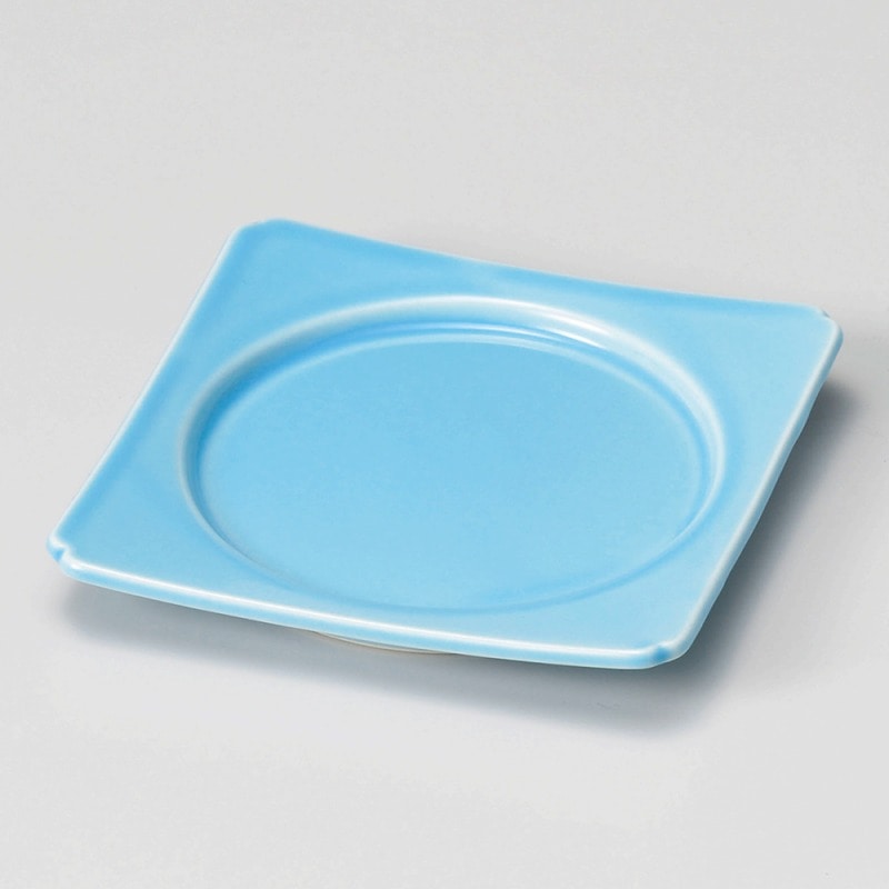 金正陶器 角面取中丸皿 トルコ 1個(ご注文単位1個)【直送品】