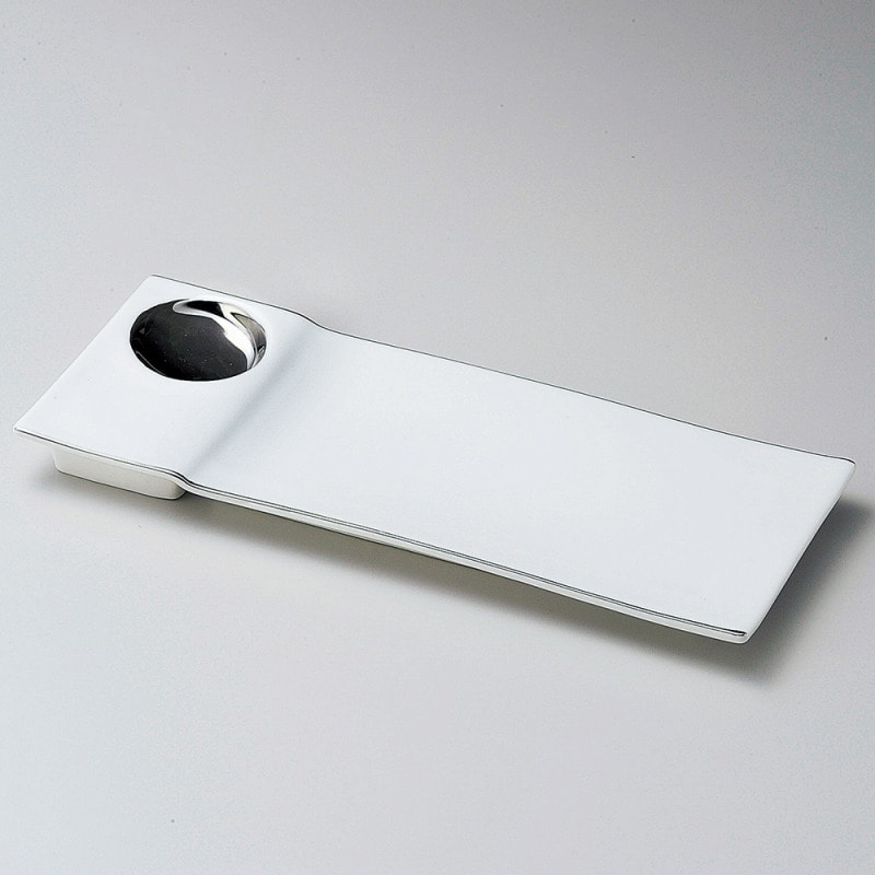 金正陶器 プラチナ珍味付突出皿 1個(ご注文単位1個)【直送品】