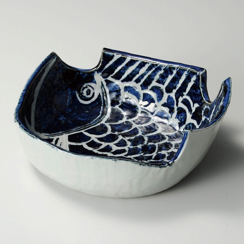 金正陶器 魚大鉢 1個(ご注文単位1個)【直送品】