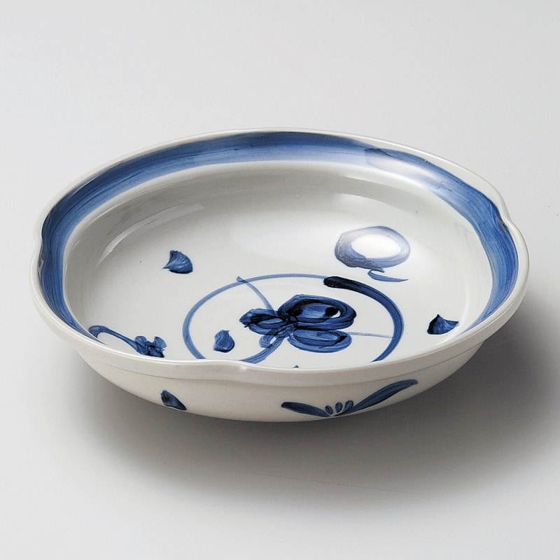 金正陶器 呉須草花7.0大鉢 1個(ご注文単位1個)【直送品】