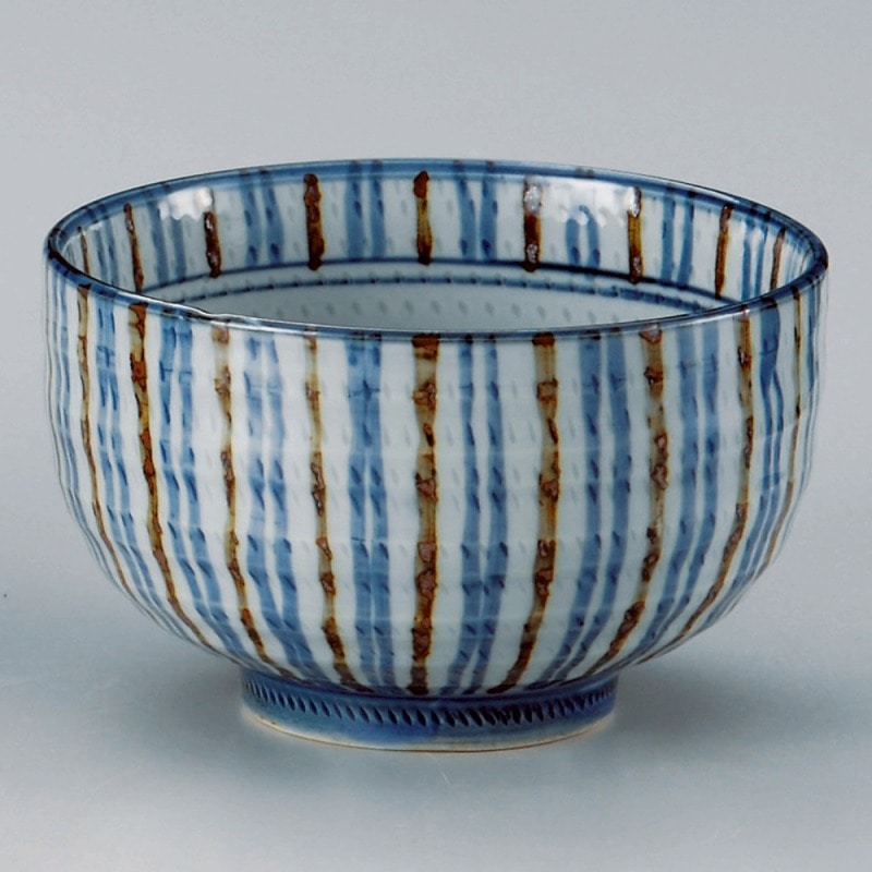 金正陶器 二色十草5.0丼 1個(ご注文単位1個)【直送品】