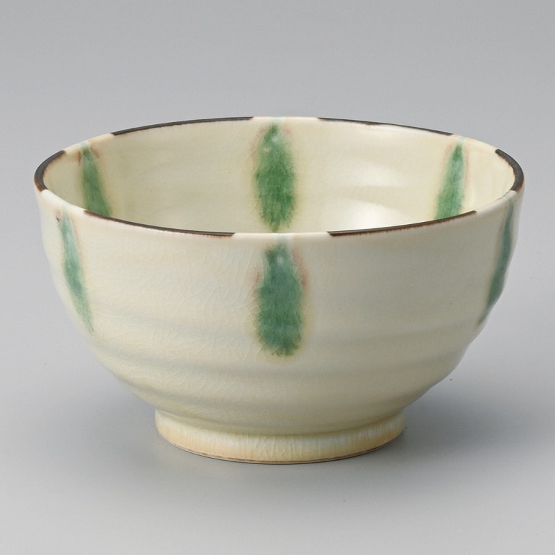 金正陶器 窯炎 渕錆点紋5.0丼お好み碗 1個(ご注文単位1個)【直送品】