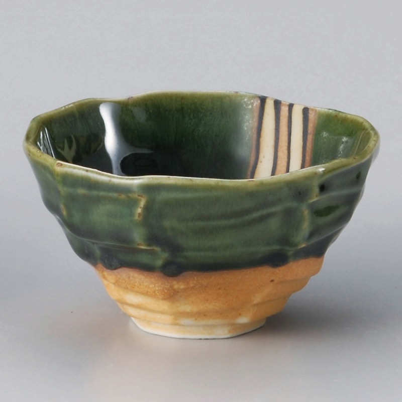 金正陶器 織部十草八角鉢 1個(ご注文単位1個)【直送品】