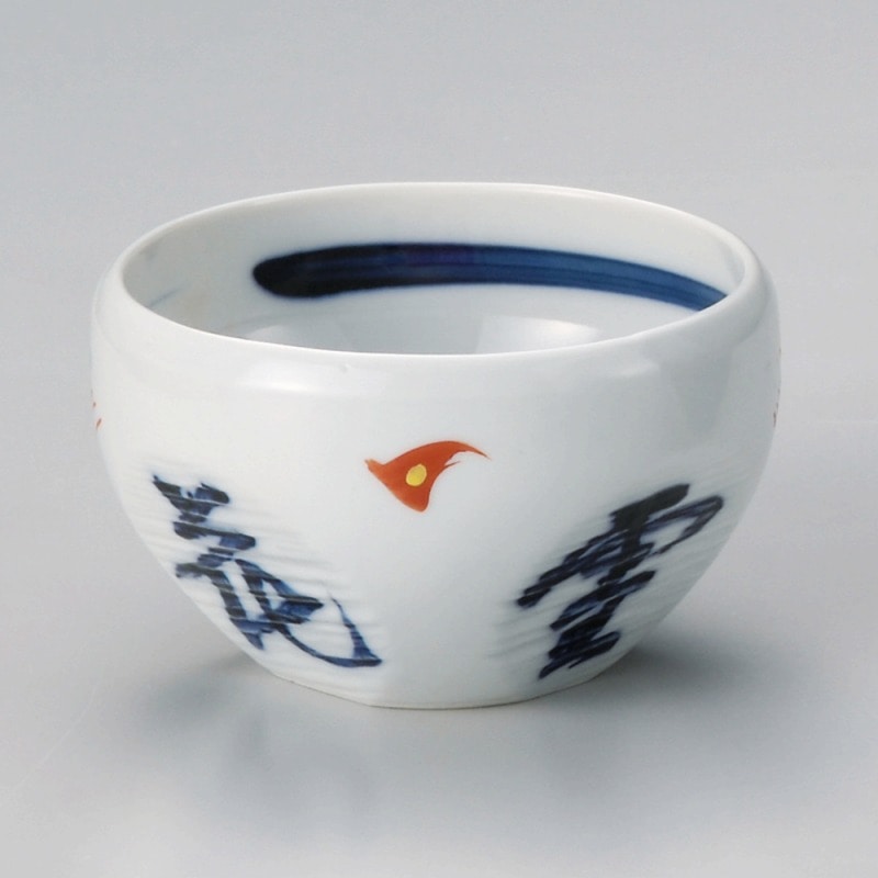 金正陶器 雪月花赤絵四角カット丼 1個(ご注文単位1個)【直送品】