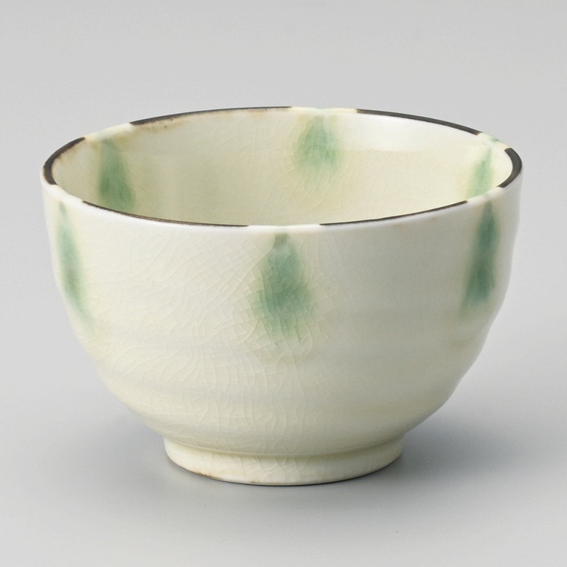 金正陶器 窯炎 渕錆点紋3.6丼お好み碗 1個(ご注文単位1個)【直送品】