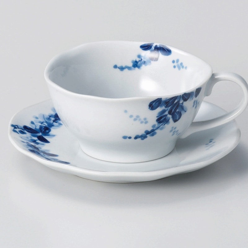 金正陶器 手描萩ティー皿 1個 ※ソーサー単品のみ（ご注文単位1個）【直送品】