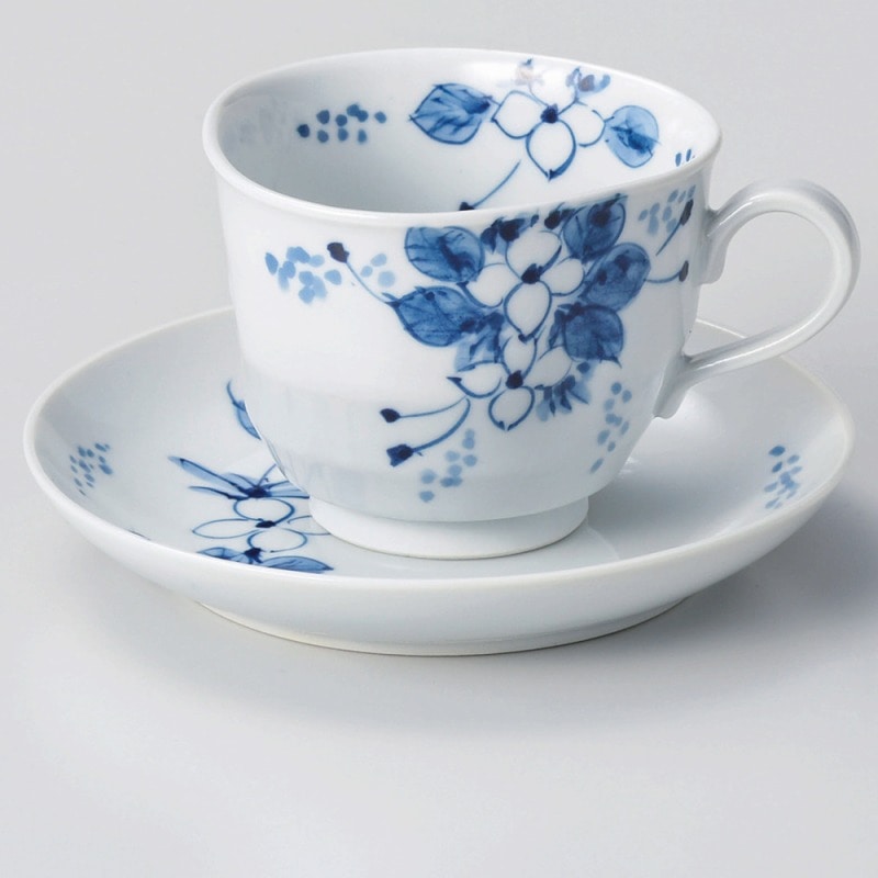 金正陶器 手描小花コーヒー皿 1個 ※ソーサー単品のみ（ご注文単位1個）【直送品】