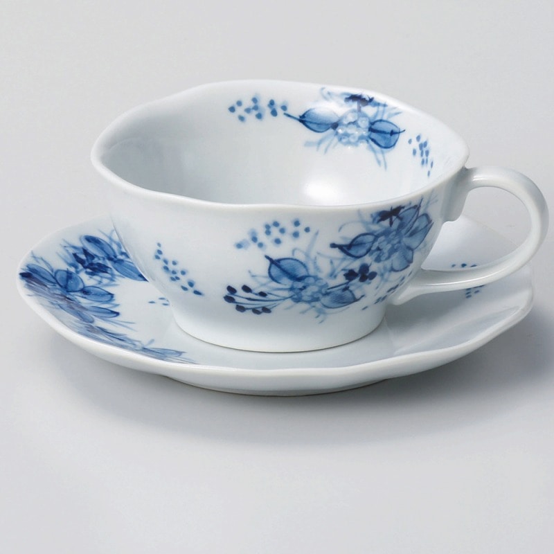 金正陶器 手描小手鞠ティー皿 1個 ※ソーサー単品のみ（ご注文単位1個）【直送品】