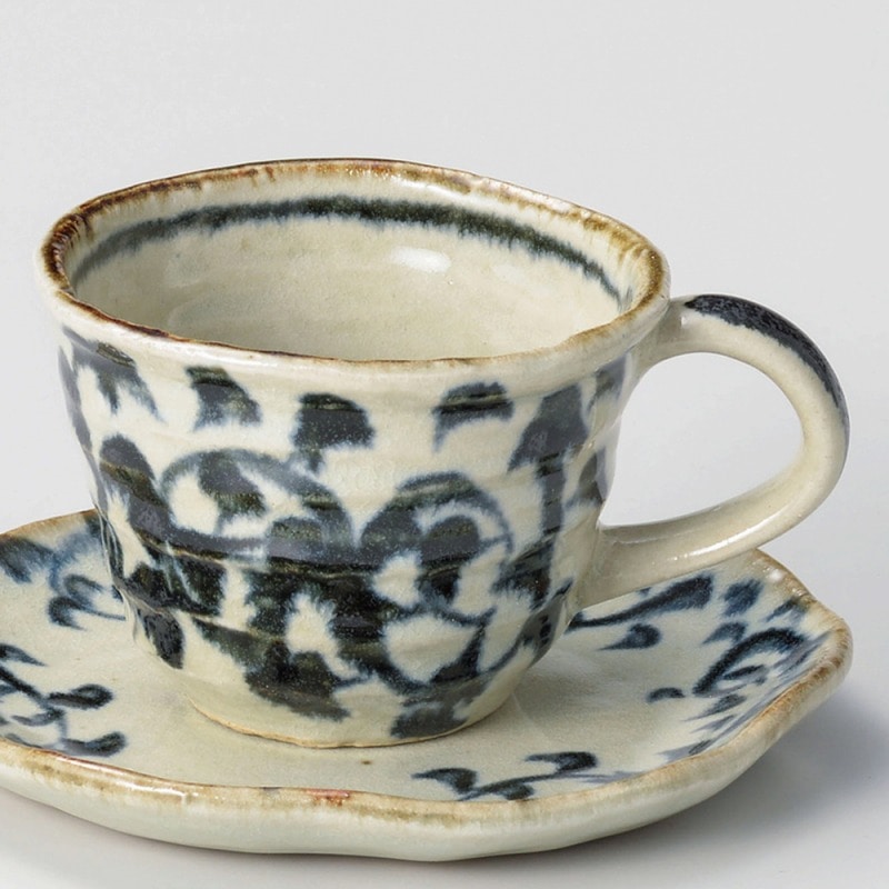 金正陶器 タコ唐草コーヒー碗 1個 ※カップ単品のみ（ご注文単位1個）【直送品】