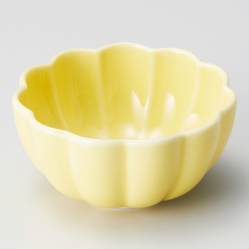 金正陶器 黄菊豆鉢 1個（ご注文単位1個）【直送品】
