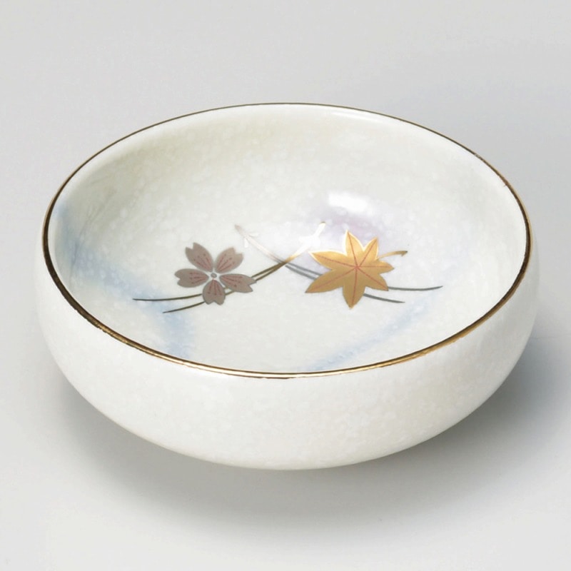 金正陶器 白吹竜田川丸鉢 1個(ご注文単位1個)【直送品】