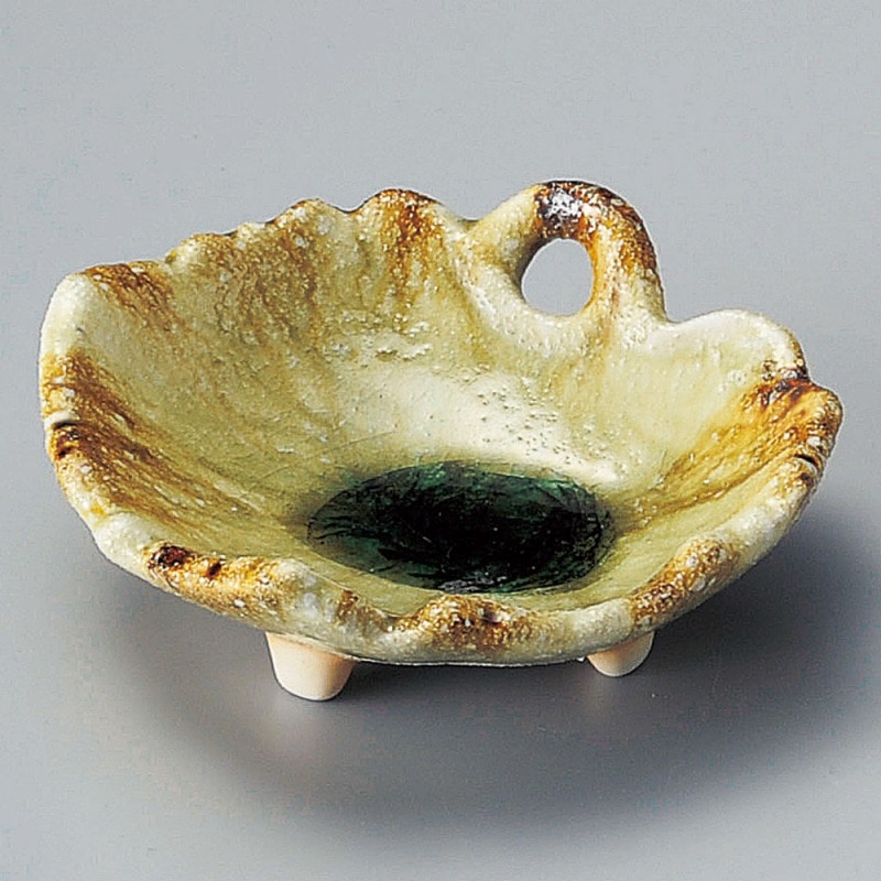 金正陶器 灰釉流あおい鉢 1個(ご注文単位1個)【直送品】