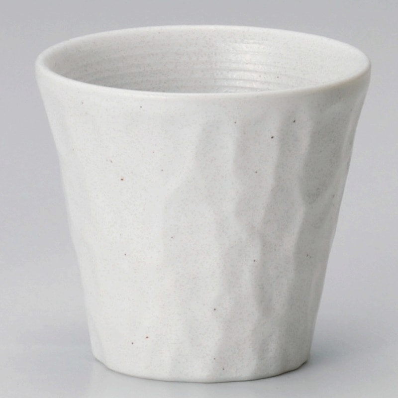 金正陶器 白伊賀マット焼酎カップ 1個(ご注文単位1個)【直送品】