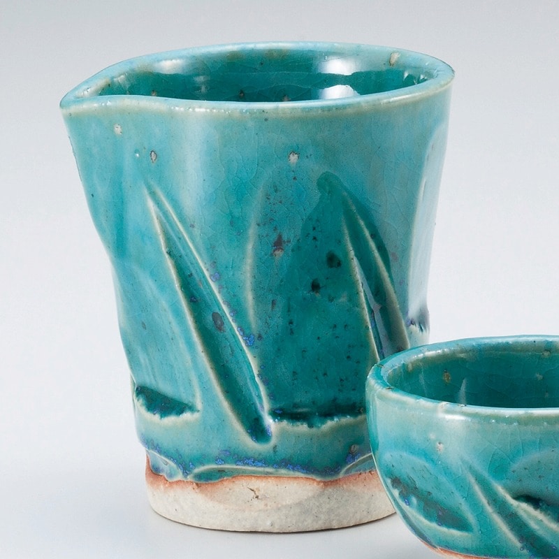 金正陶器 織部冷酒 1個(ご注文単位1個)【直送品】