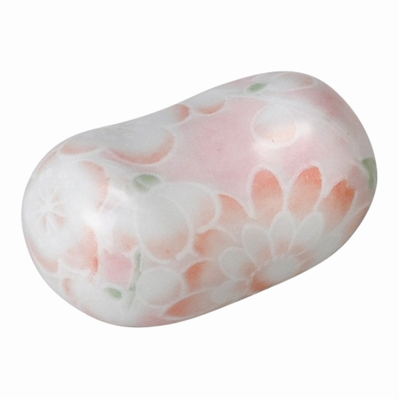 金正陶器 着物赤まめ箸置 1個(ご注文単位1個)【直送品】