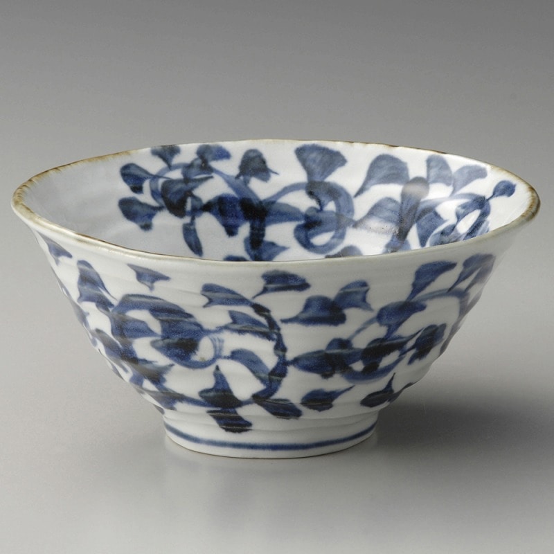 金正陶器 呉須タコ唐草7.0変形丼 1個(ご注文単位1個)【直送品】