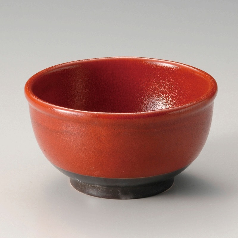 金正陶器 赤釉夏目5.5丼 1個(ご注文単位1個)【直送品】