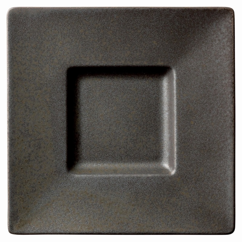 金正陶器 鉄釉プリムプレートM 1個(ご注文単位1個)【直送品】