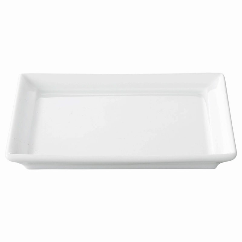 金正陶器 白磁オードブル10㎝四角皿 1個(ご注文単位1個)【直送品】