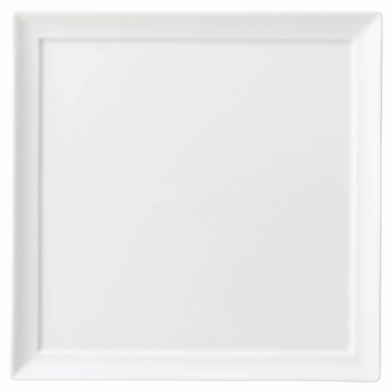 金正陶器 白磁オードブル20㎝四角皿 1個(ご注文単位1個)【直送品】
