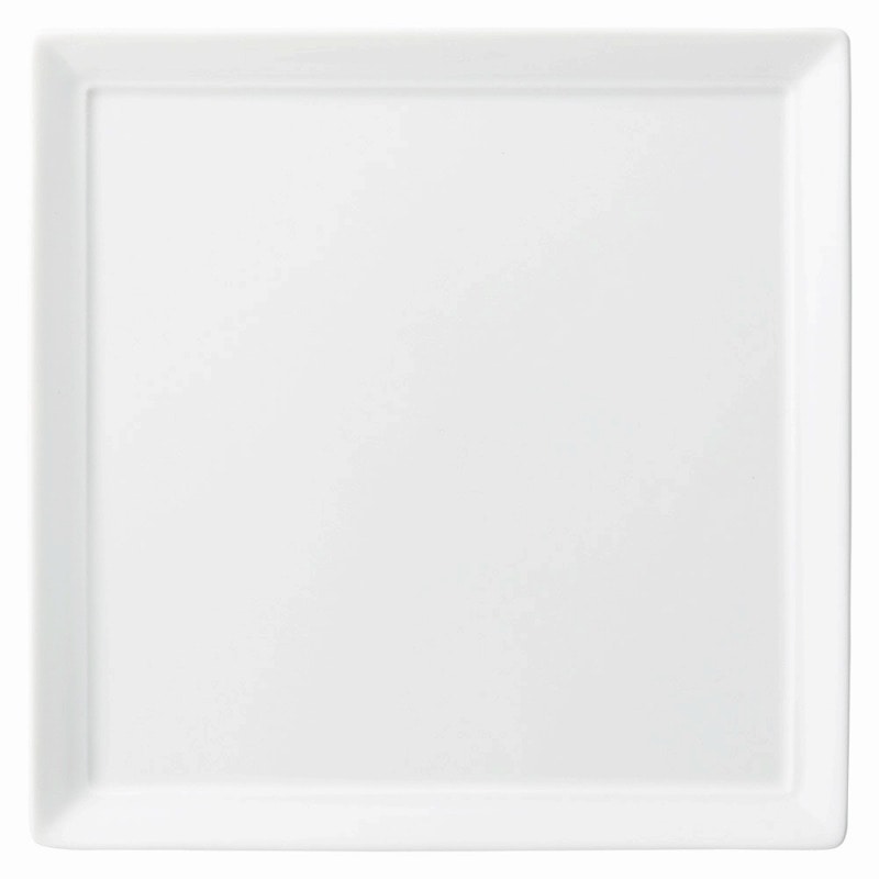 金正陶器 白磁オードブル30㎝四角皿 1個(ご注文単位1個)【直送品】