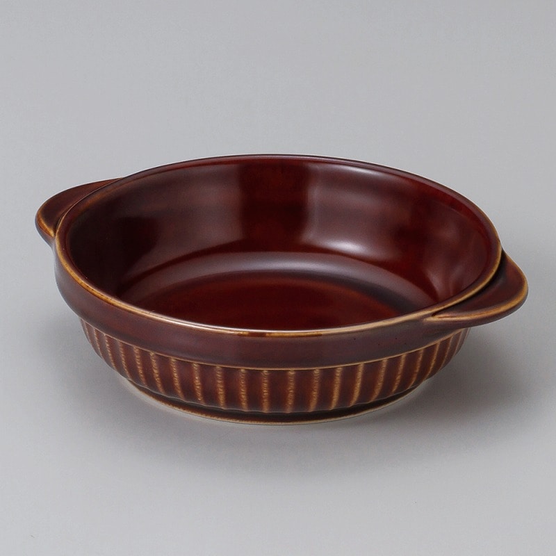 金正陶器 アメ丸グラタン 1個(ご注文単位1個)【直送品】