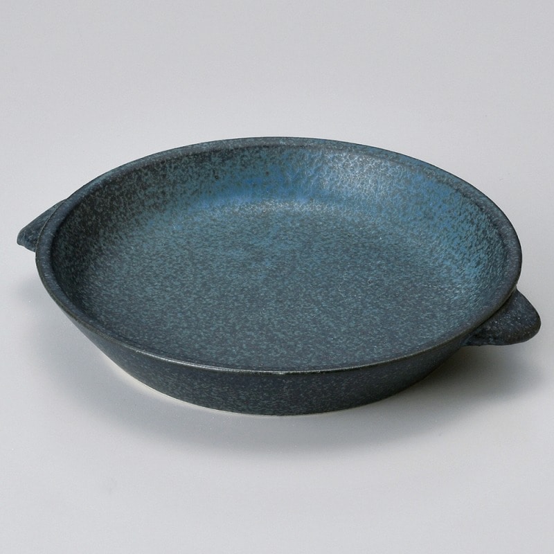 金正陶器 CORONオーブンディッシュ ネイビー 1個(ご注文単位1個)【直送品】