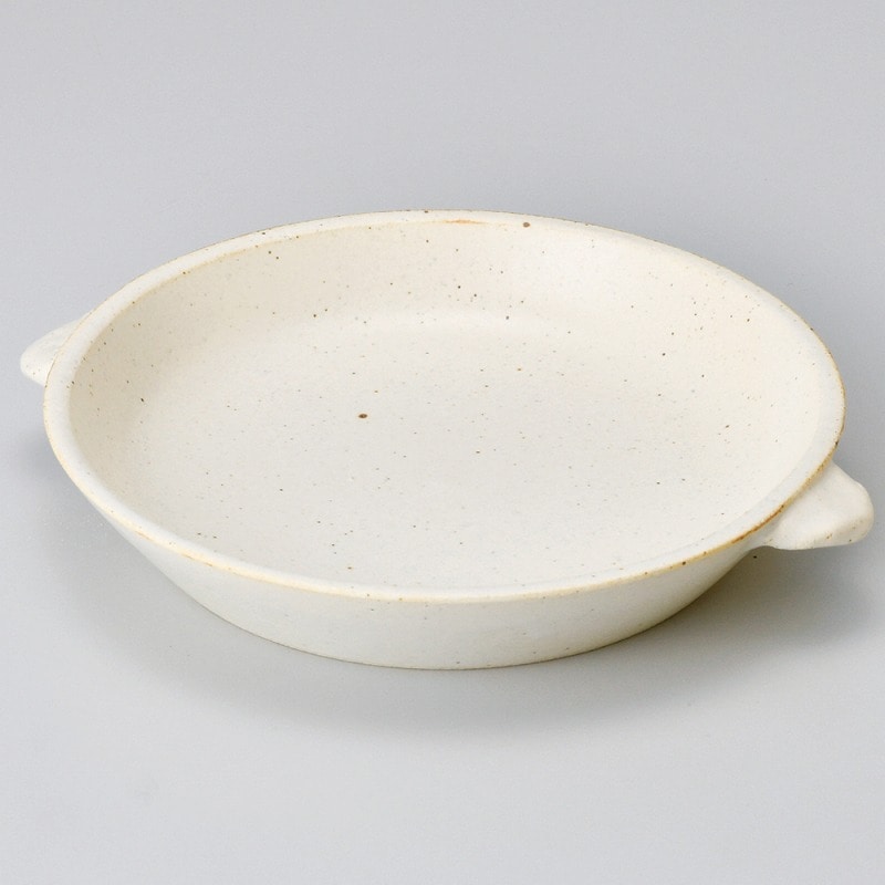 金正陶器 CORONオーブンディッシュ 白 1個(ご注文単位1個)【直送品】