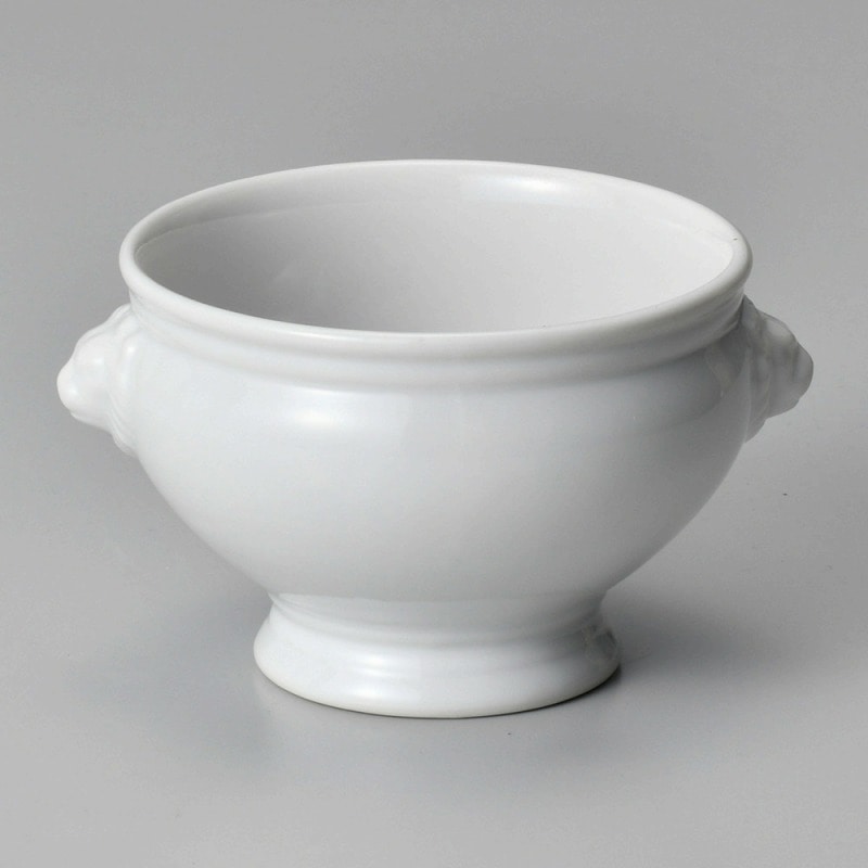 金正陶器 白ライオントリュフM 1個(ご注文単位1個)【直送品】