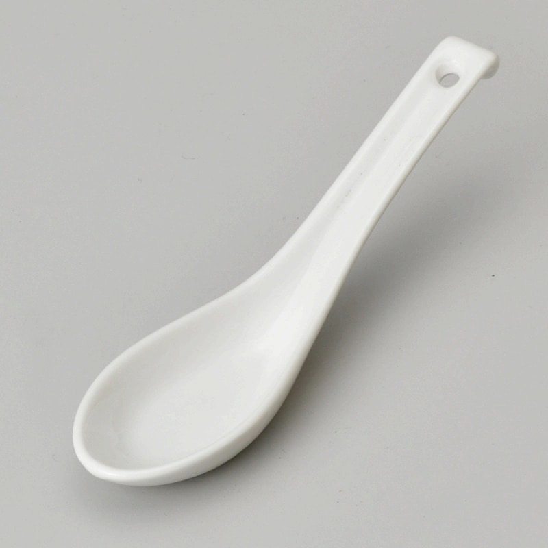 金正陶器 白6.0掛ラーメンレンゲ 1個(ご注文単位1個)【直送品】