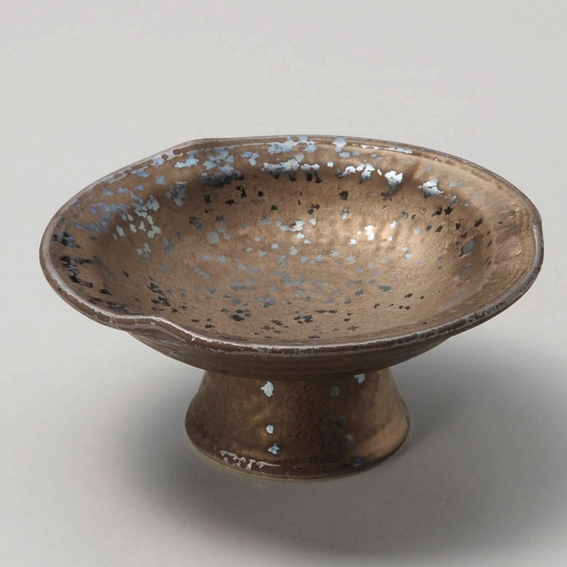 金正陶器 金結晶三ツ押高台小鉢 1個(ご注文単位1個)【直送品】