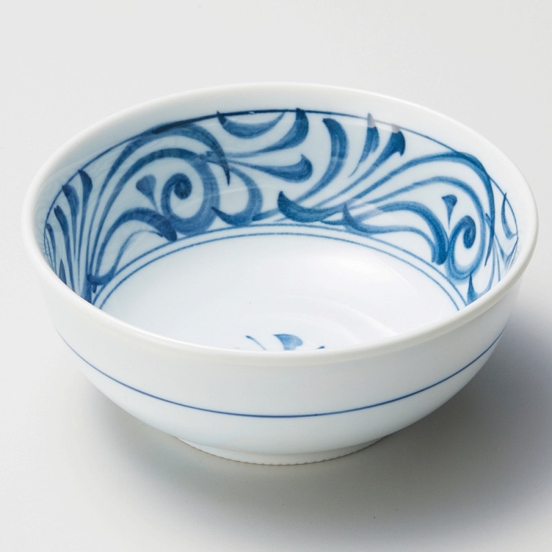 金正陶器 古染唐草4.5鉢 1個(ご注文単位1個)【直送品】