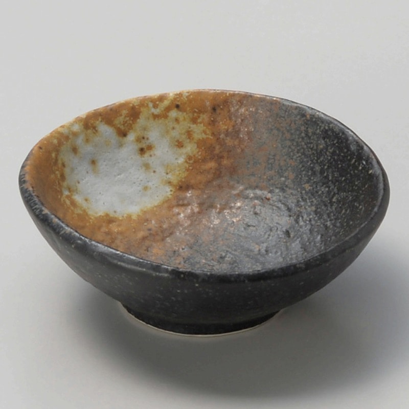 金正陶器 黒備前小付 1個（ご注文単位1個）【直送品】