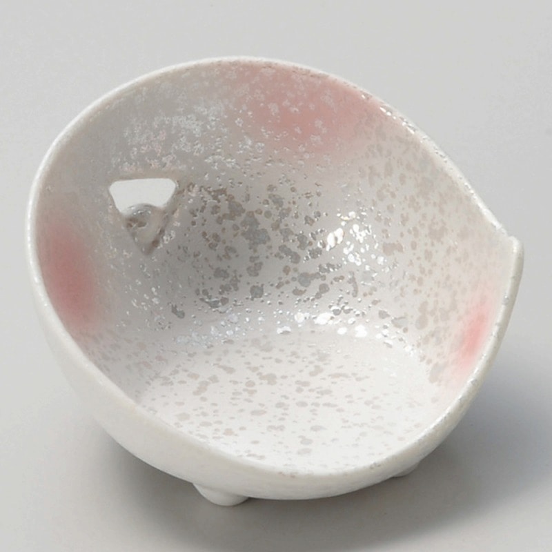 金正陶器 ピンク吹ラスターミニミニかまくら型珍味 1個（ご注文単位1個）【直送品】
