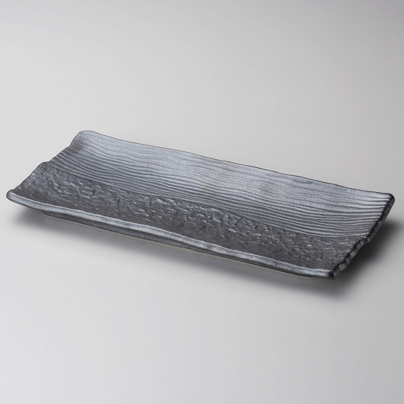 金正陶器 黒楽ホッケ大皿 1個(ご注文単位1個)【直送品】