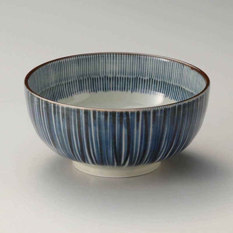 金正陶器 古染細十草軽量5.5丼 1個（ご注文単位1個）【直送品】