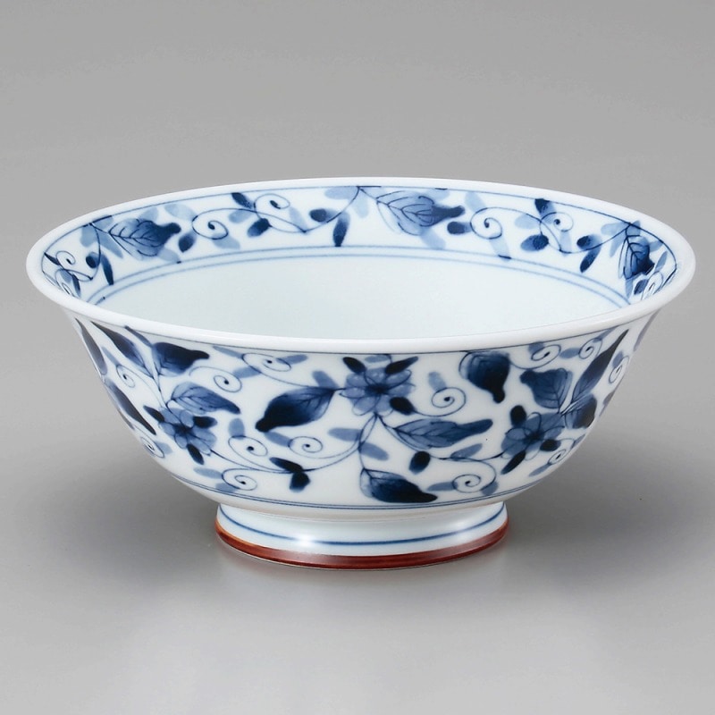 金正陶器 染付彩華めん鉢 1個(ご注文単位1個)【直送品】