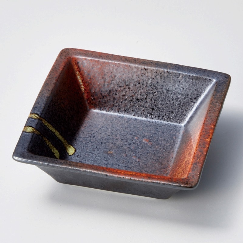 金正陶器 明志野 リム角小鉢 1個(ご注文単位1個)【直送品】