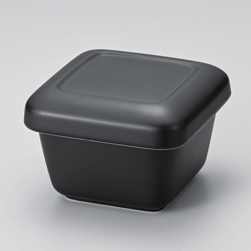 金正陶器 黒釉飯櫃（めしびつ）2合用 1個（ご注文単位1個）【直送品】