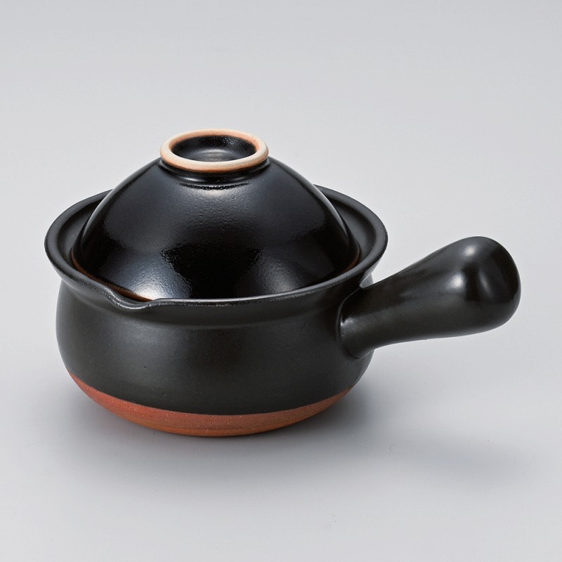 金正陶器 天目碗付行平 1個（ご注文単位1個）【直送品】