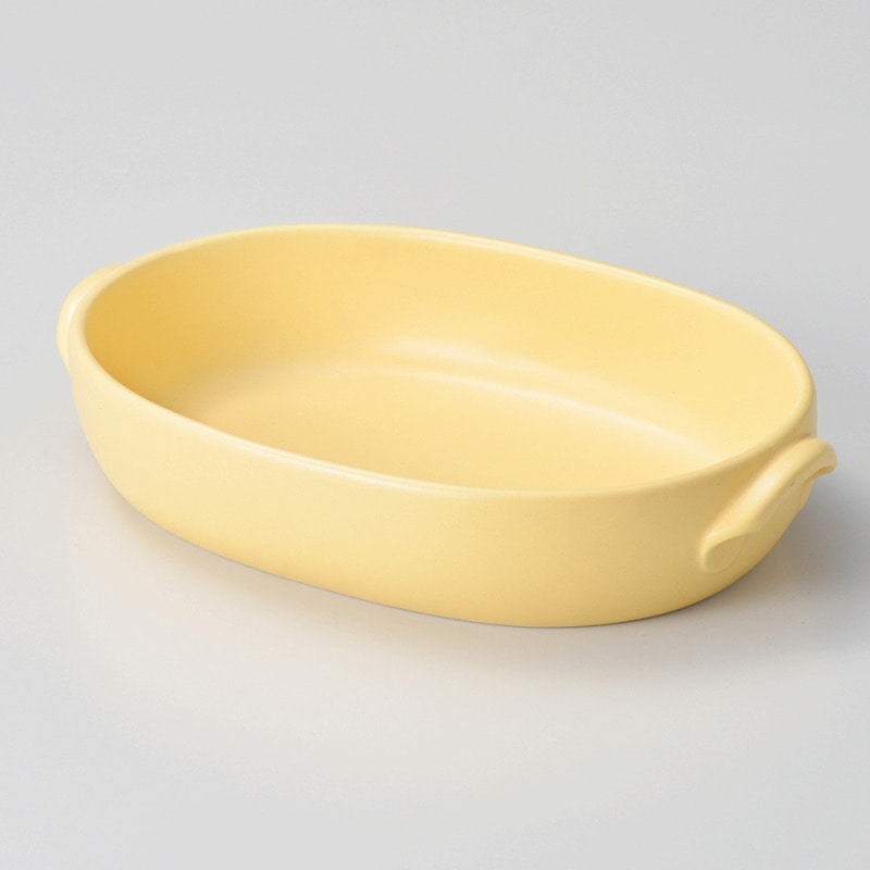 金正陶器 リモーネオーバルグラタン(大) 1個(ご注文単位1個)【直送品】
