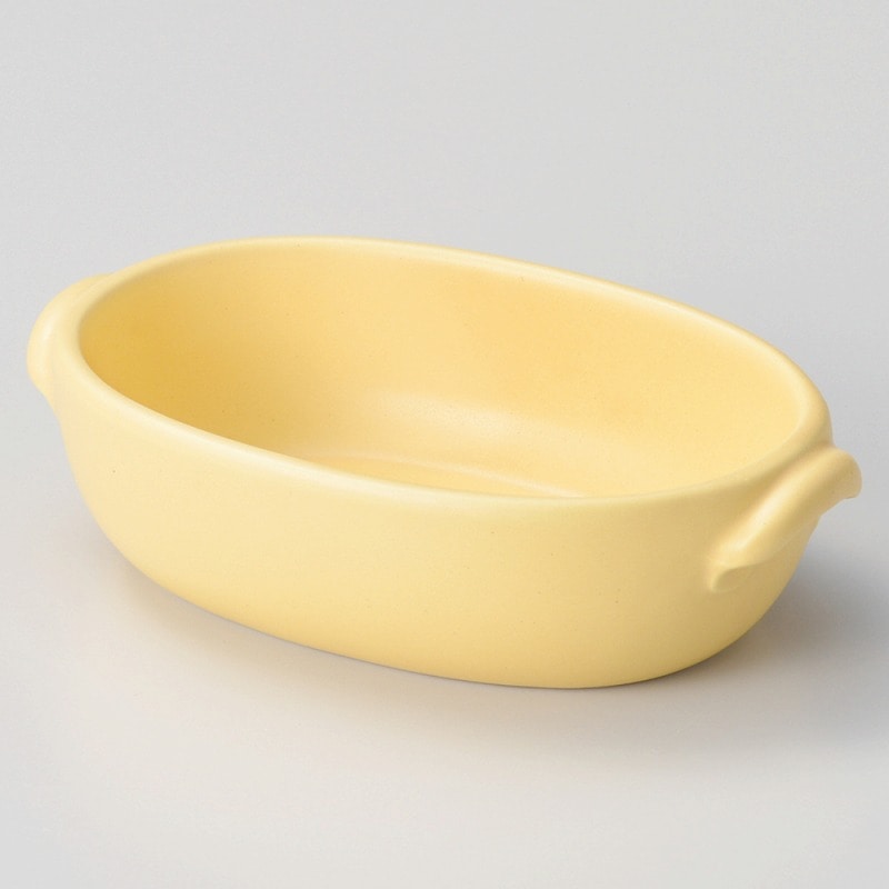 金正陶器 リモーネオーバルグラタン(小) 1個(ご注文単位1個)【直送品】