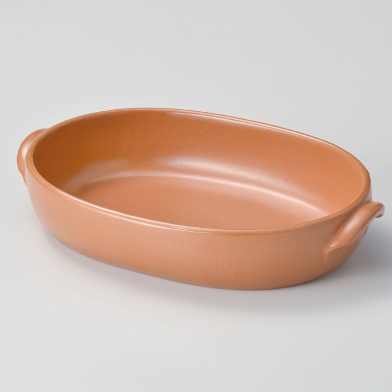 金正陶器 マロンオーバルグラタン大 1個(ご注文単位1個)【直送品】