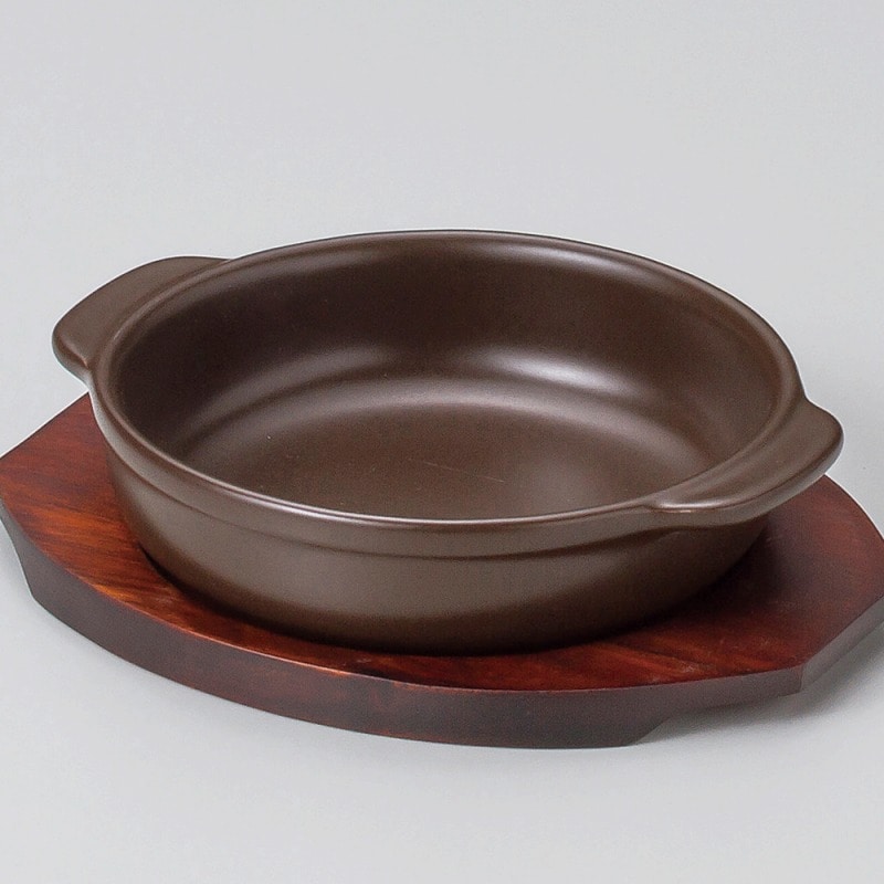 金正陶器 モノトーン丸グラタン(大) 1個(ご注文単位1個)【直送品】