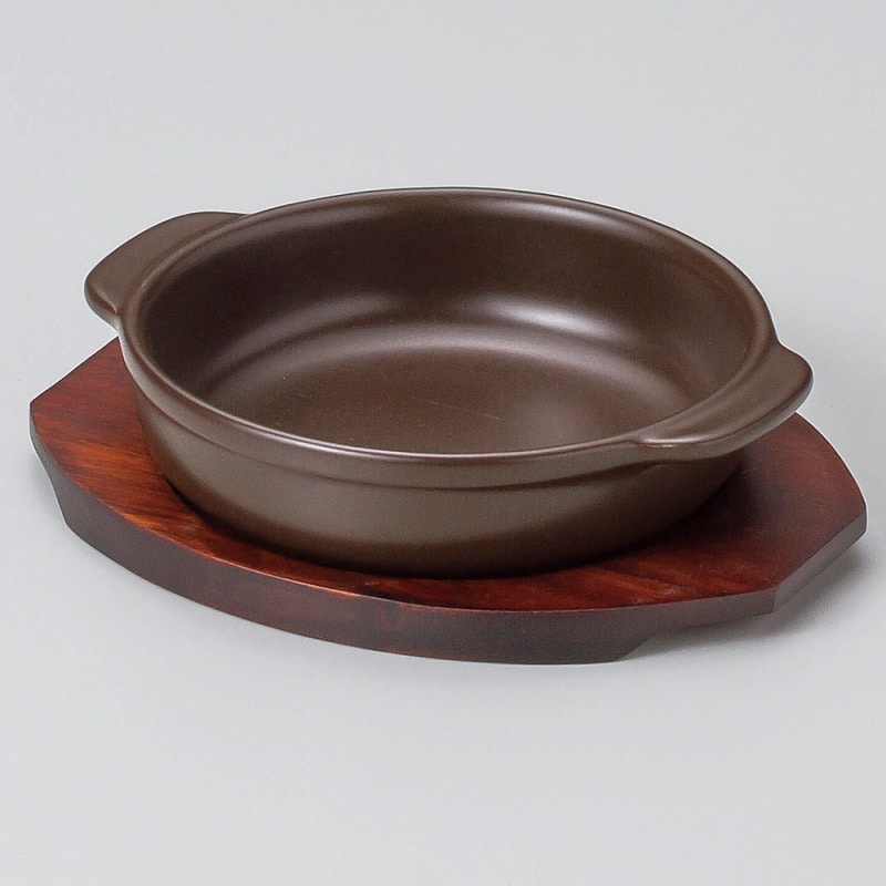 金正陶器 丸グラタン敷台(大) 1個(ご注文単位1個)【直送品】